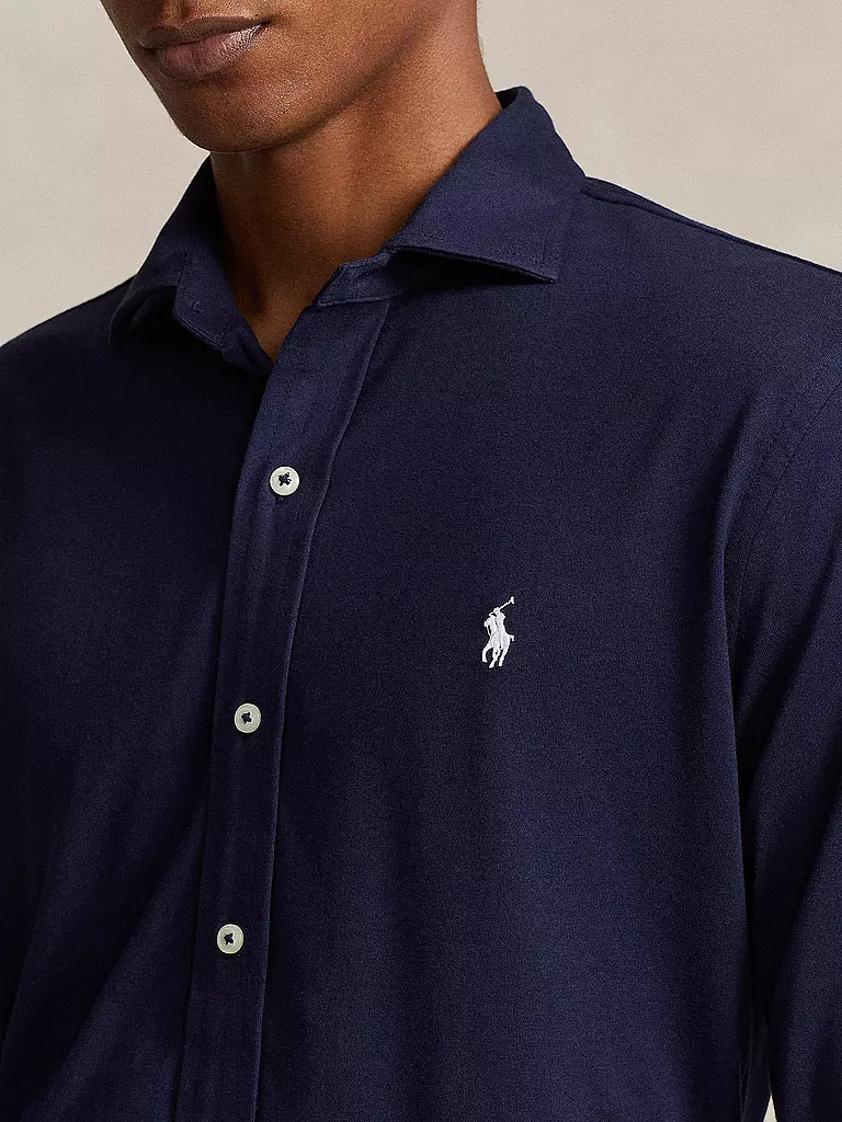 POLO RALPH LAUREN | Jerseyhemd Slim Fit | Blu scuro