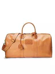 POLO RALPH LAUREN | Ledertasche - Weekender | Marrone chiaro