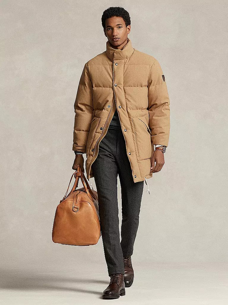POLO RALPH LAUREN | Ledertasche - Weekender | Marrone chiaro