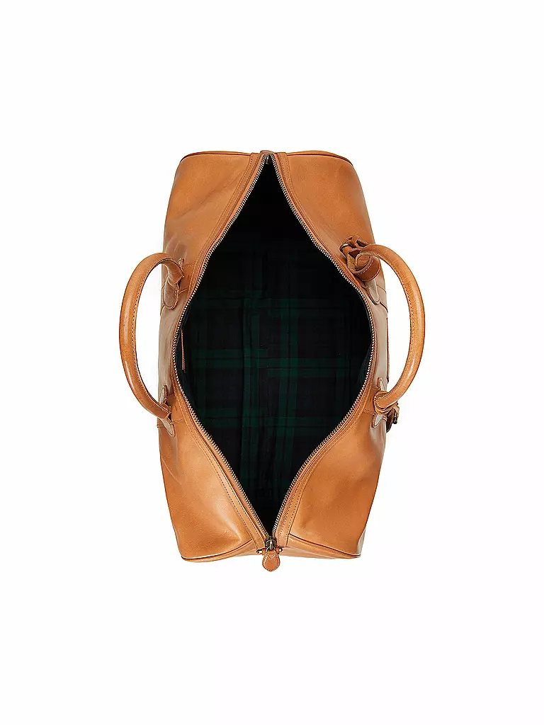 POLO RALPH LAUREN | Ledertasche - Weekender | Marrone chiaro
