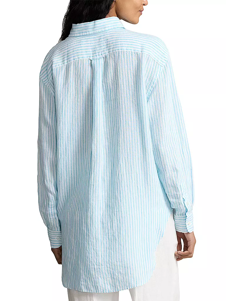 POLO RALPH LAUREN | Leinenbluse  | Blu