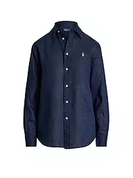 POLO RALPH LAUREN | Leinenbluse | Blu scuro