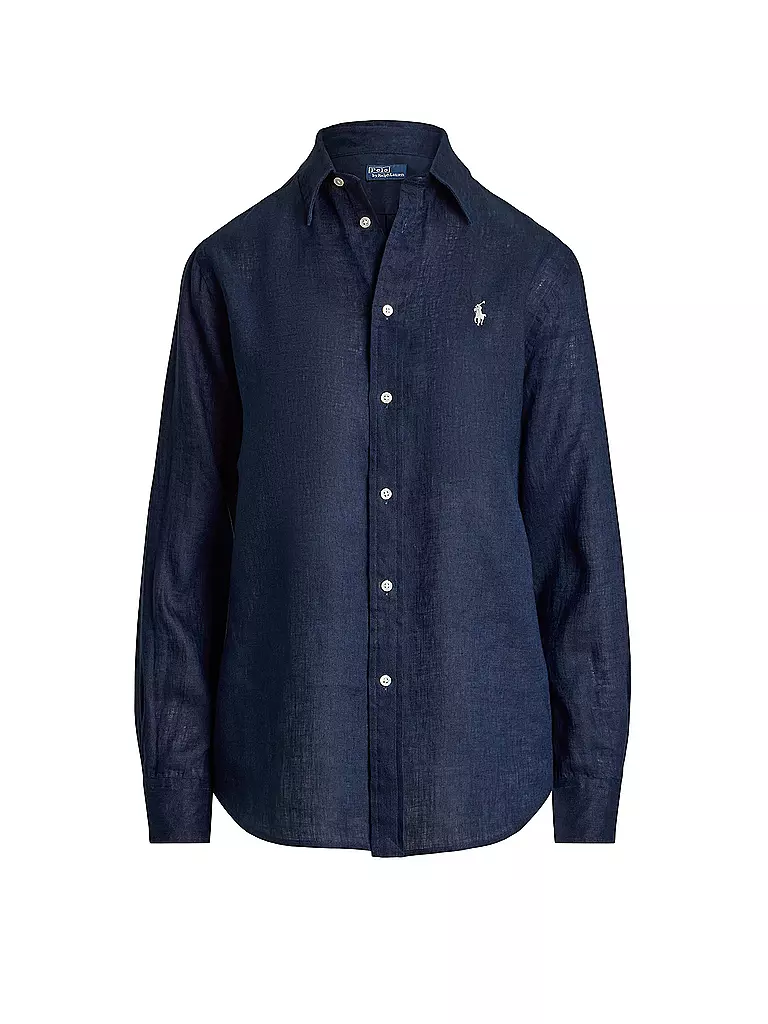 POLO RALPH LAUREN | Leinenbluse | Blu scuro