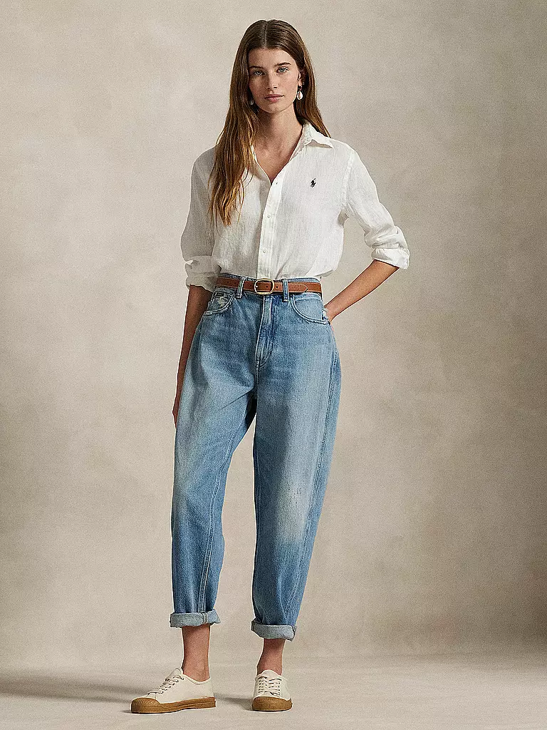 POLO RALPH LAUREN | Leinenbluse | Bianco