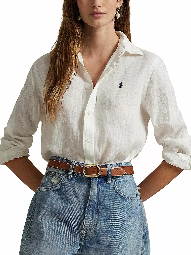 POLO RALPH LAUREN | Leinenbluse | Bianco