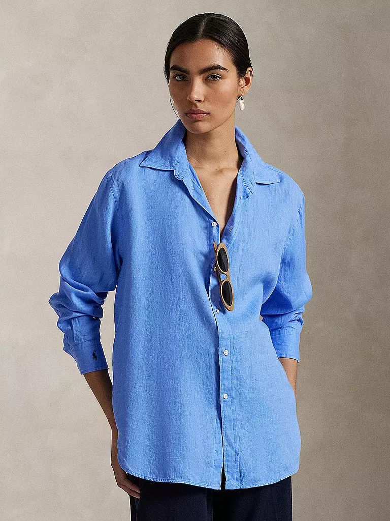 POLO RALPH LAUREN | Leinenbluse | Blu