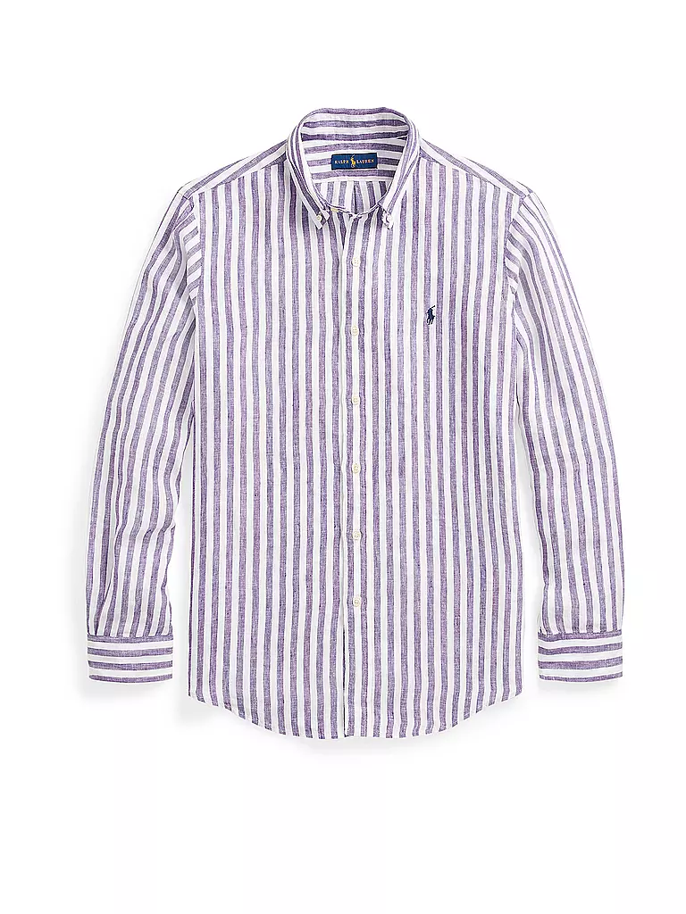 POLO RALPH LAUREN | Leinenhemd Custom Fit  | Blu