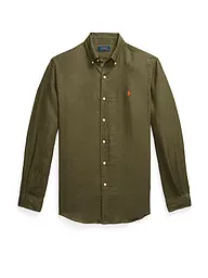 POLO RALPH LAUREN | Camicia di lino Custom Fit | Oliva