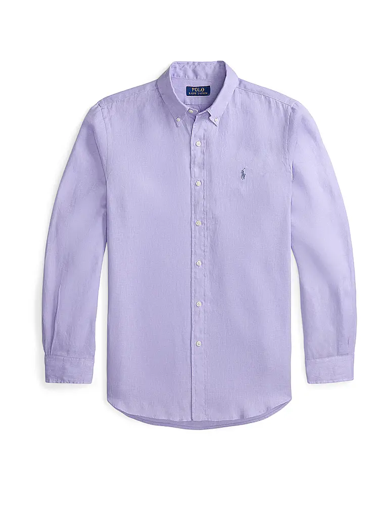 POLO RALPH LAUREN | Leinenhemd Custom Fit | Lilla