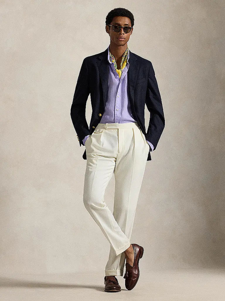 POLO RALPH LAUREN | Leinenhemd Custom Fit | Lilla