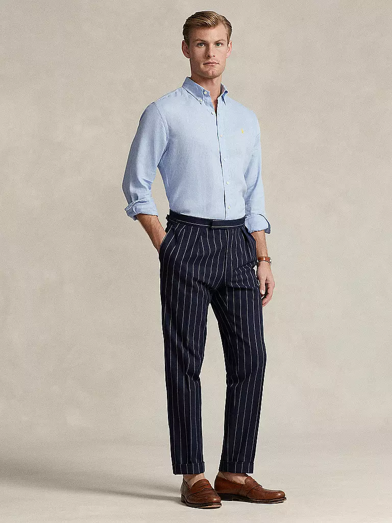 POLO RALPH LAUREN | Leinenhemd | Blu chiaro