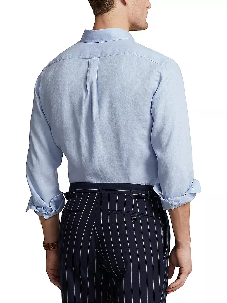 POLO RALPH LAUREN | Leinenhemd | Blu chiaro