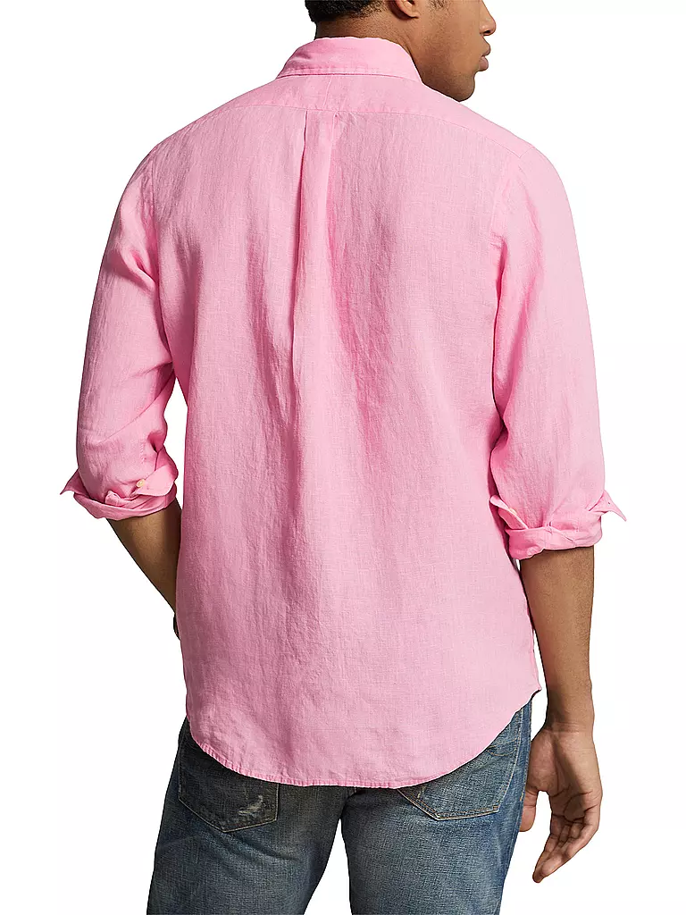 POLO RALPH LAUREN | Leinenhemd | Rosa