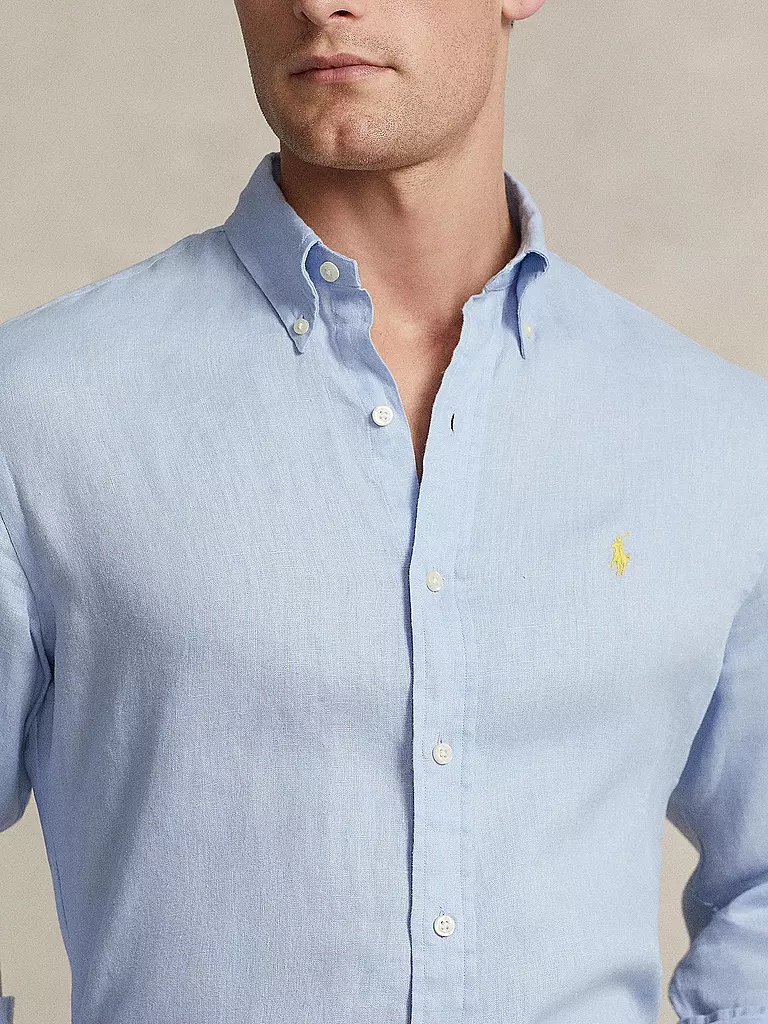 POLO RALPH LAUREN | Leinenhemd | Blu chiaro