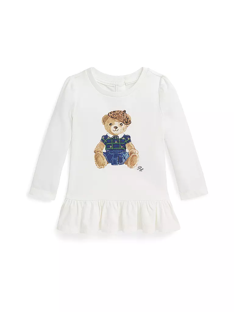 POLO RALPH LAUREN | Maglietta a maniche lunghe da neonata | Bianco