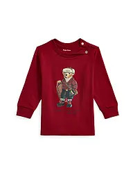 POLO RALPH LAUREN | Maglietta a maniche lunghe per neonato | Rosso scuro