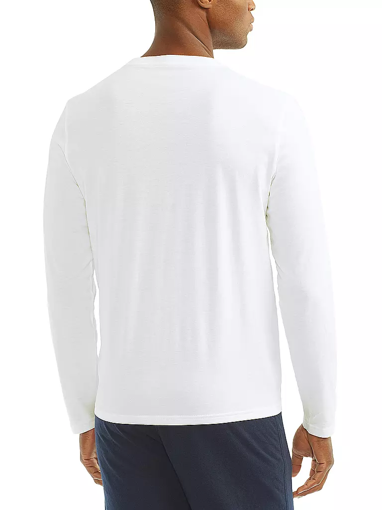 POLO RALPH LAUREN | Maglietta da pigiama a maniche lunghe bianca | 