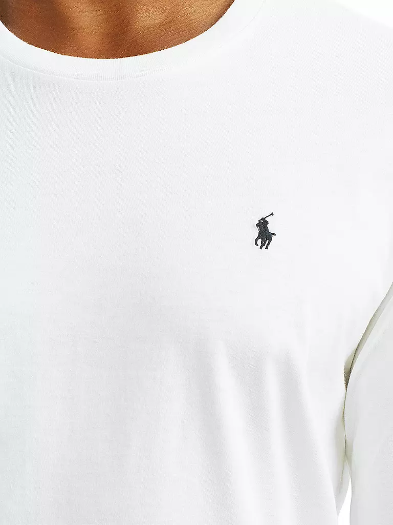 POLO RALPH LAUREN | Maglietta da pigiama a maniche lunghe bianca | 