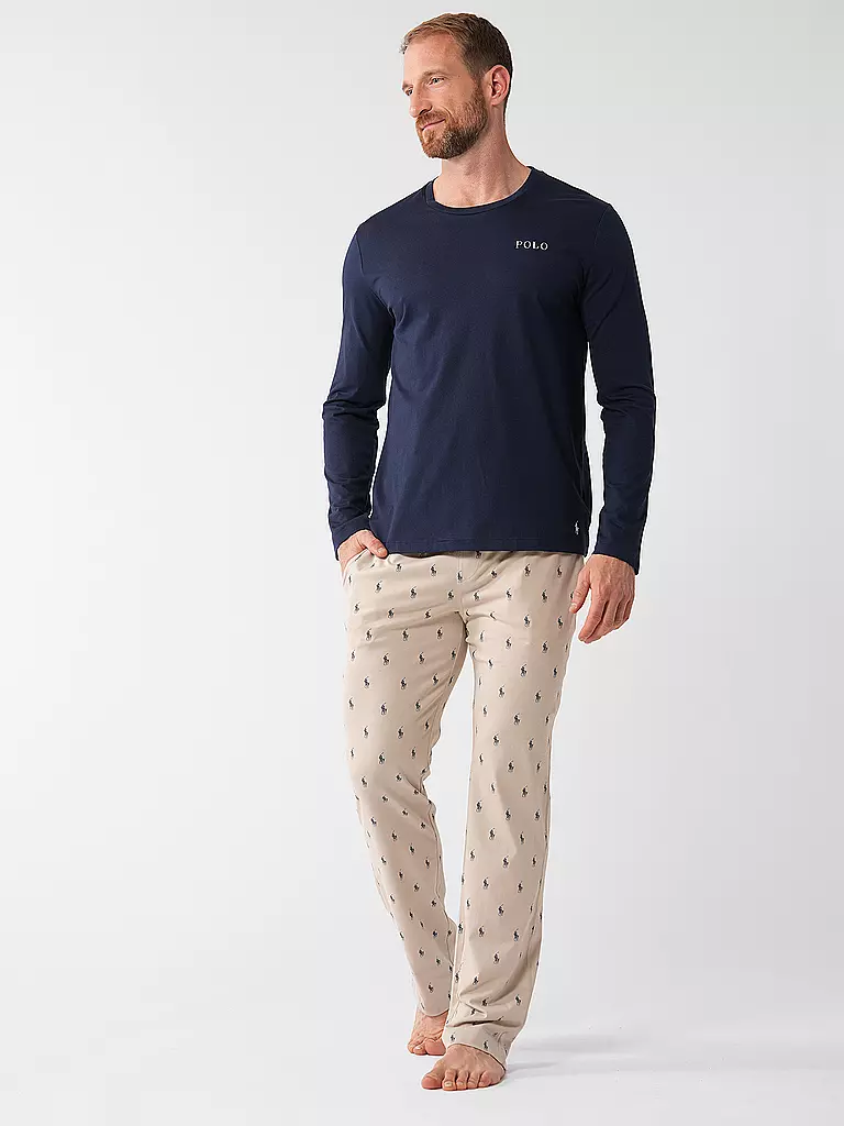POLO RALPH LAUREN | Maglietta da pigiama a maniche lunghe | Blu