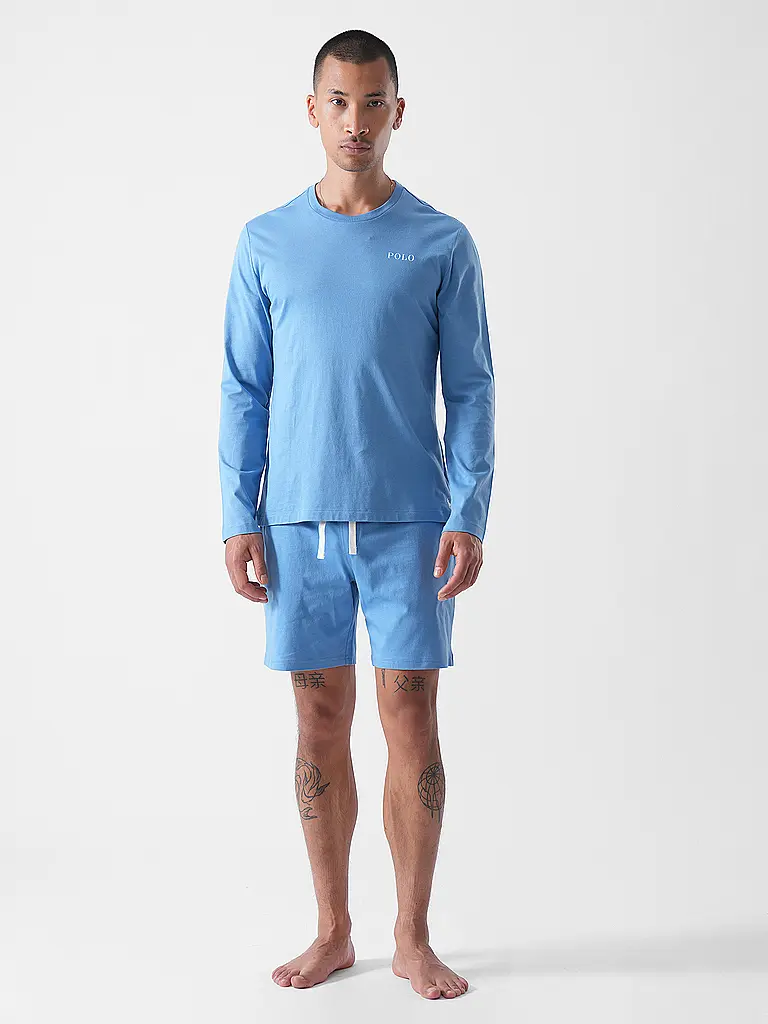 POLO RALPH LAUREN | Maglietta da pigiama a maniche lunghe | Blu