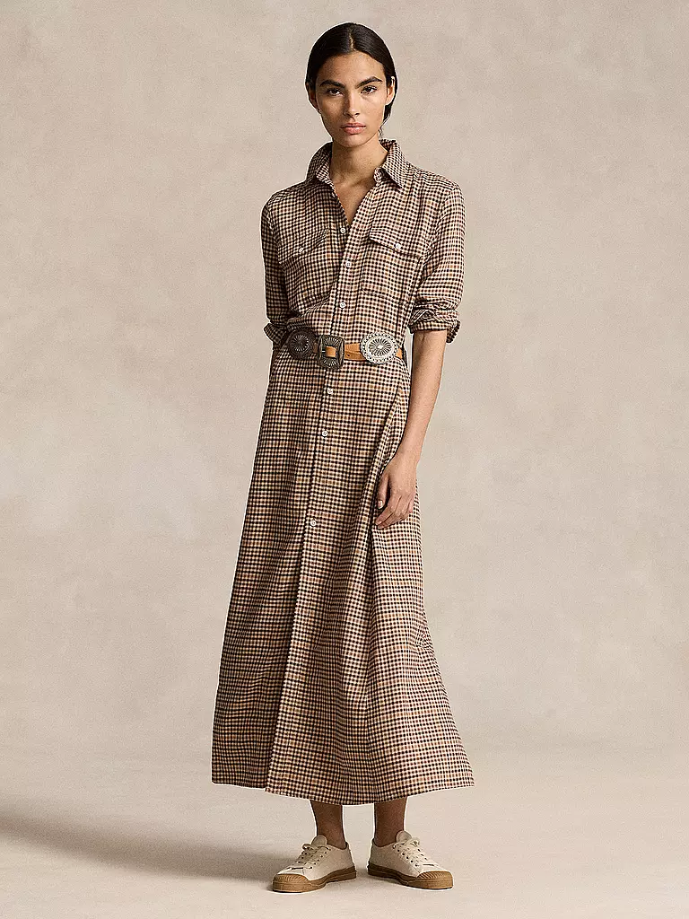 POLO RALPH LAUREN | Maxi abito DAPHNE | Beige