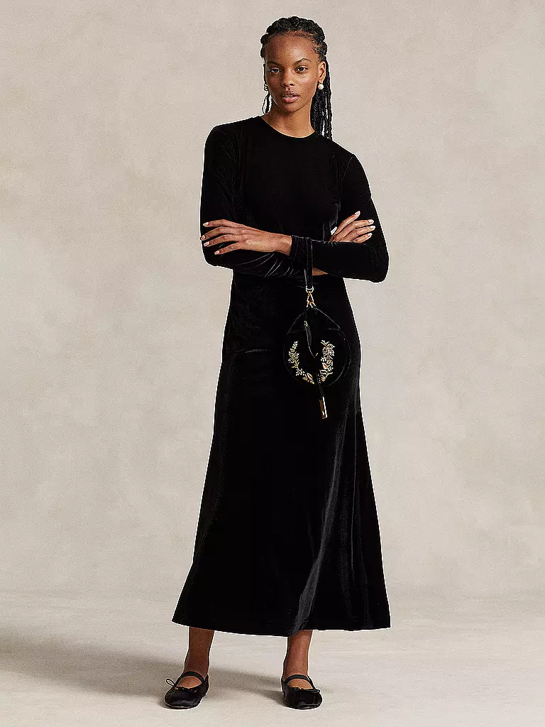POLO RALPH LAUREN | Maxi abito | Nero