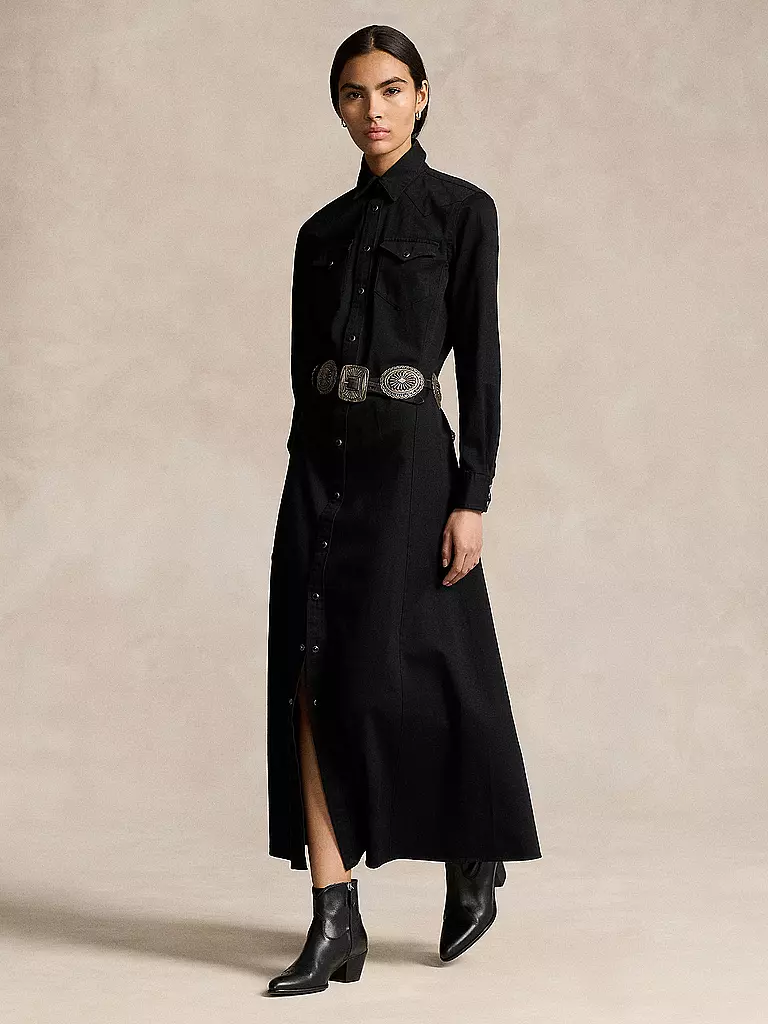 POLO RALPH LAUREN | Maxikleid | Nero