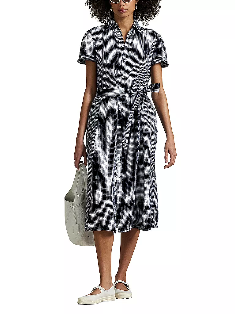 POLO RALPH LAUREN | Mididress
Marca: POLO RALPH LAUREN
Colore: blu
Categorie: Moda,Donna

Lunghezza manica: Manica corta
Materiale: Lino
Tipo di colletto: Collo a camicia
Motivo: A quadri
Stile e occasione: Tempo libero
Stile: Casual
Dettagli: Cintura,Tasche laterali | 