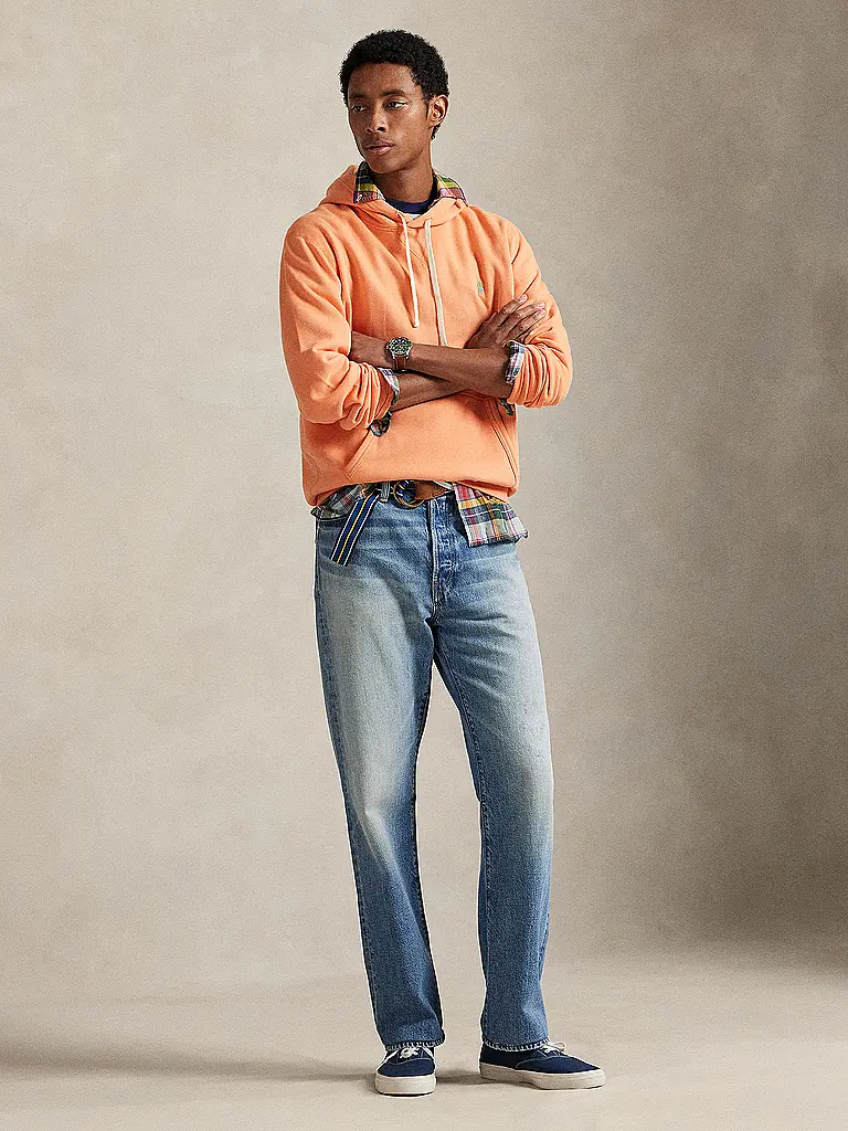POLO RALPH LAUREN | Nome prodotto: Felpa con cappuccio - Hoodie | Arancione