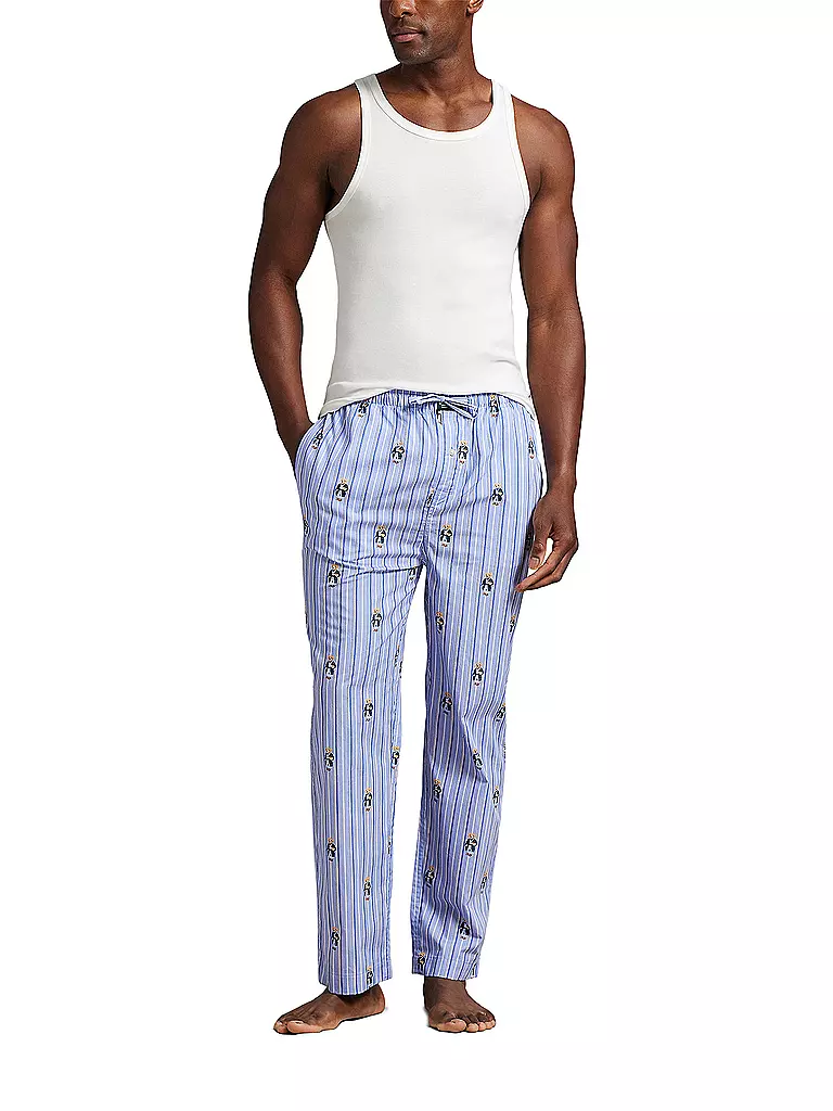 POLO RALPH LAUREN | Nome prodotto: Pantaloni da pigiama
Marchio: POLO RALPH LAUREN
Colore: blu
Categorie: Moda,Uomo

Materiale: Cotone
Motivo: Stampa
Lunghezza (pantaloni/jeans): Lungo
Stile: Casual
Dettagli: Logo,Tasche laterali,Coulisse | Blu