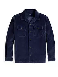 POLO RALPH LAUREN | Overshirt in velluto a coste | Blu scuro