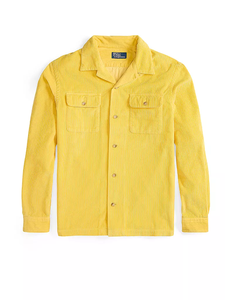 POLO RALPH LAUREN | Overshirt in velluto a coste | Giallo