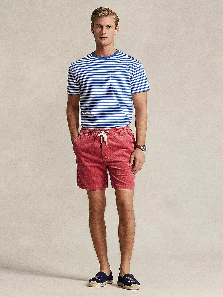 POLO RALPH LAUREN | Pantaloncini di velluto a coste | Rosso