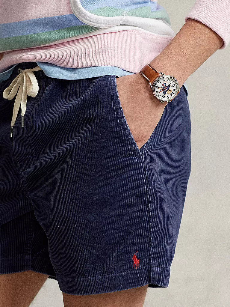 POLO RALPH LAUREN | Pantaloncini di velluto a coste | Blu scuro
