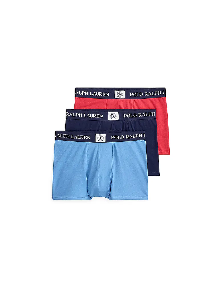 POLO RALPH LAUREN | Pantaloni, confezione da 3, rosso/blu | Blu chiaro