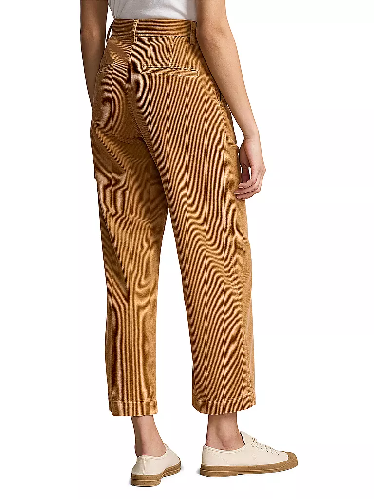 POLO RALPH LAUREN | Pantaloni a coste 7/8 | Marrone chiaro