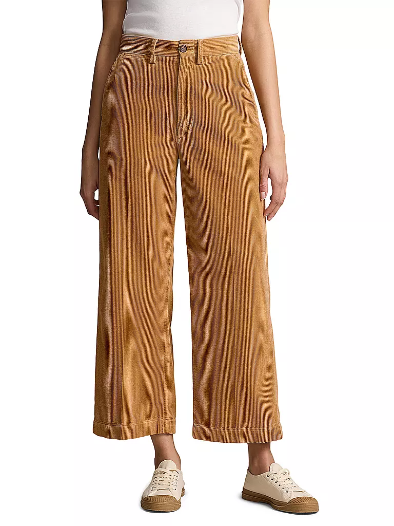 POLO RALPH LAUREN | Pantaloni a coste 7/8 | Marrone chiaro