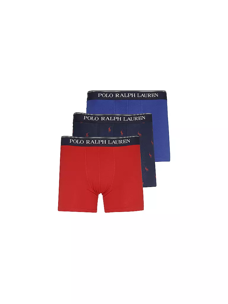 POLO RALPH LAUREN | Pantaloni confezione da 3 nvy aopp hrt ryl rl rd | Rosso