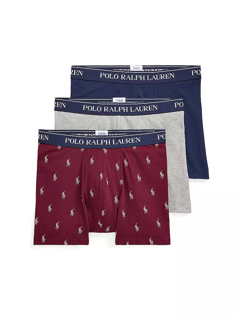 POLO RALPH LAUREN | Pants confezione da 3 multicolore | Rosso scuro