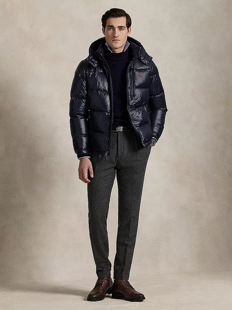 POLO RALPH LAUREN | Piumino imbottito GORHAM GLOSSY | Blu scuro