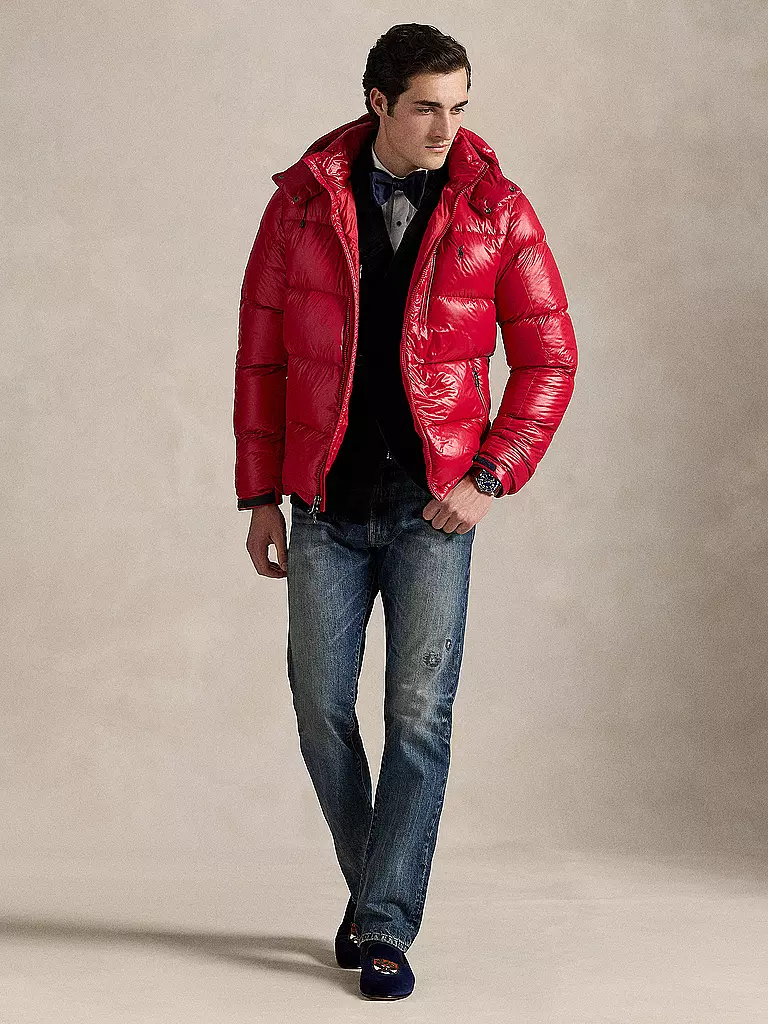 POLO RALPH LAUREN | Piumino trapuntato GORHAM GLOSSY | Rosso