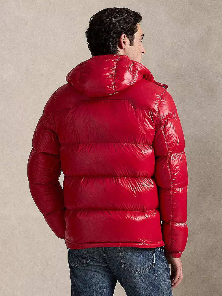 POLO RALPH LAUREN | Piumino trapuntato GORHAM GLOSSY | Rosso