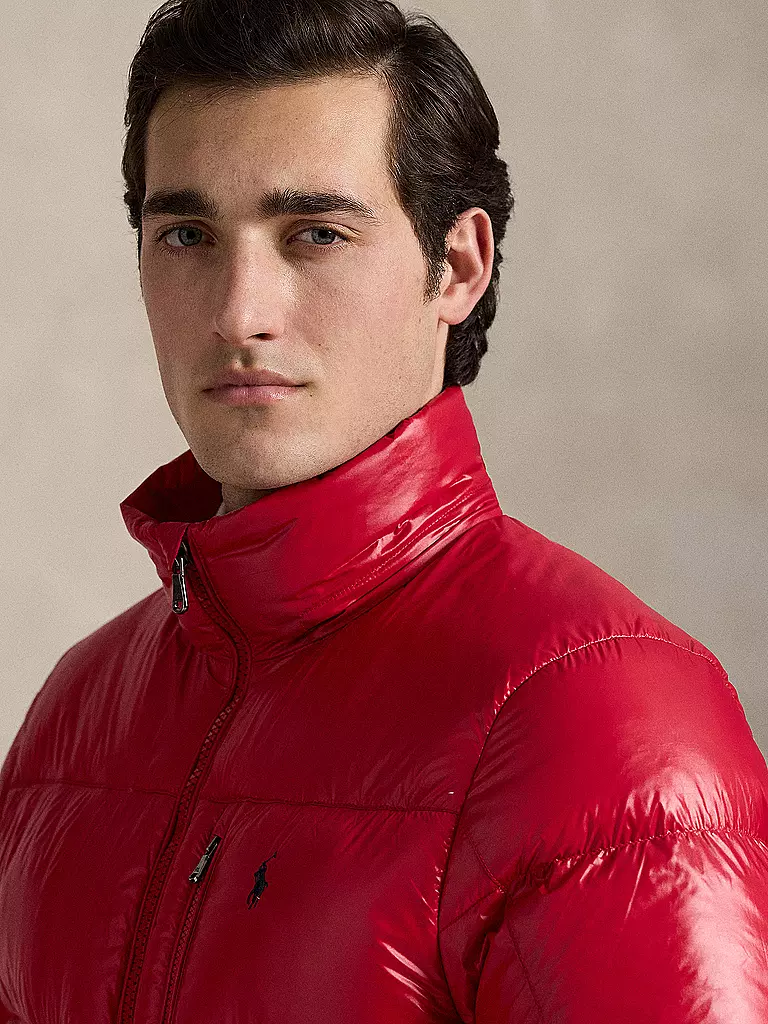 POLO RALPH LAUREN | Piumino trapuntato GORHAM GLOSSY | Rosso