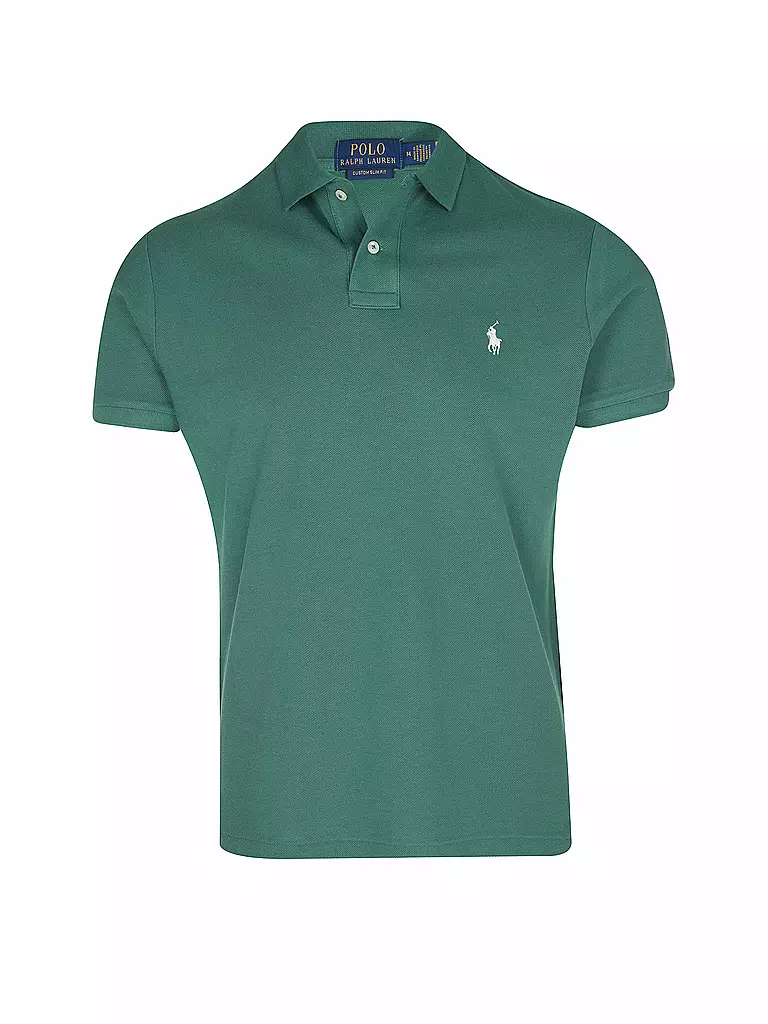 POLO RALPH LAUREN | Polo Custom Slim Fit | Verde scuro