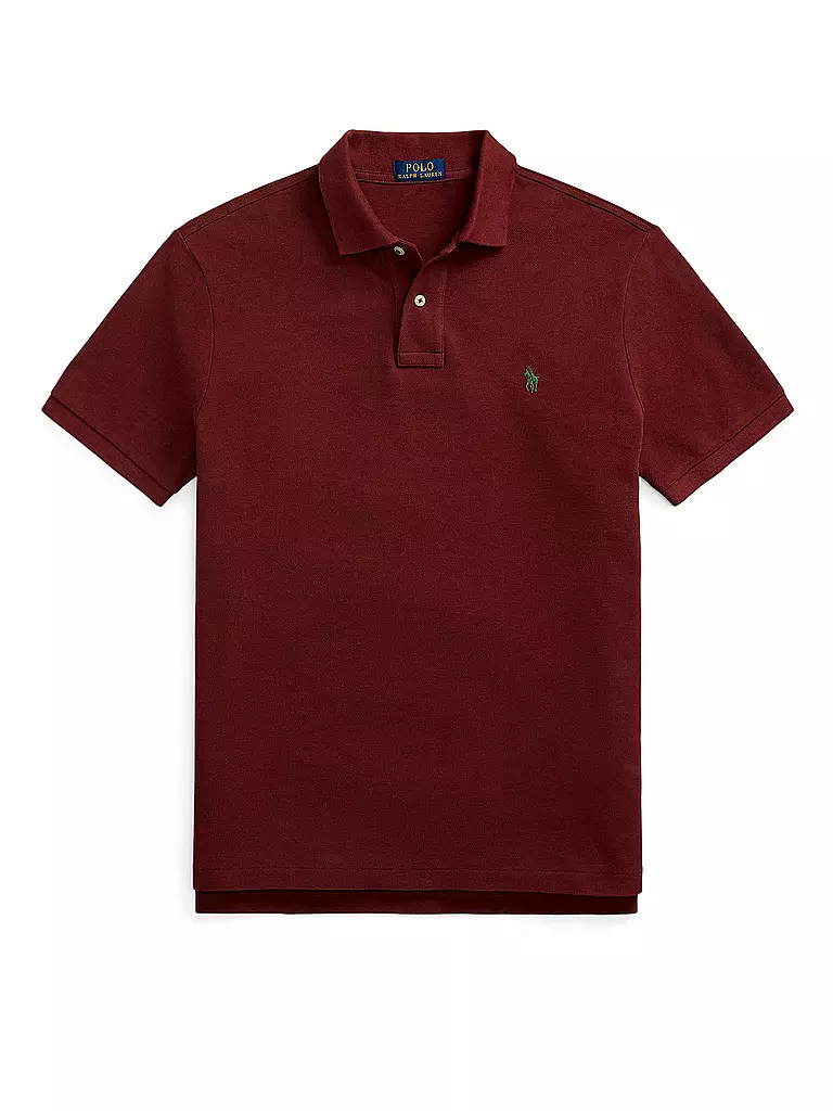 POLO RALPH LAUREN | Polo Custom Slim Fit | Rosso scuro