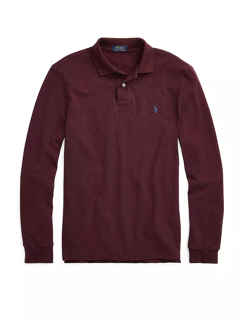 POLO RALPH LAUREN | Polo Custom Slim Fit | Rosso scuro