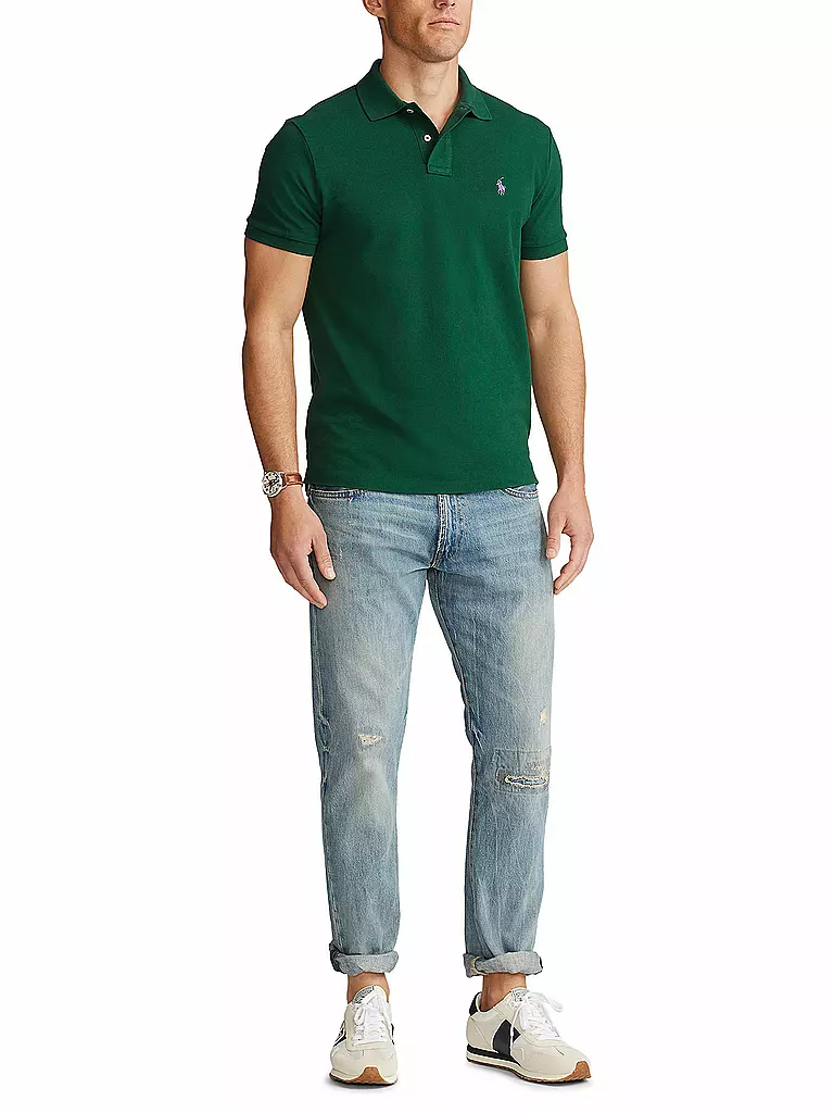 POLO RALPH LAUREN | Polo Custom Slim Fit | Verde scuro