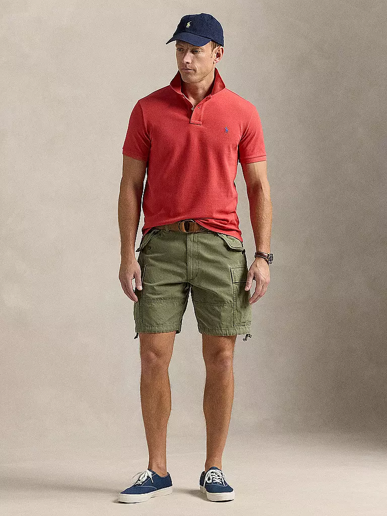 POLO RALPH LAUREN | Polo Custom Slim Fit | Rosso