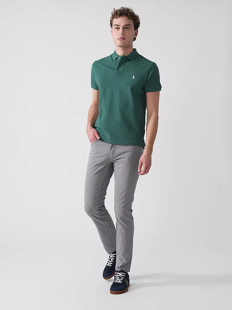 POLO RALPH LAUREN | Polo Custom Slim Fit | Verde scuro