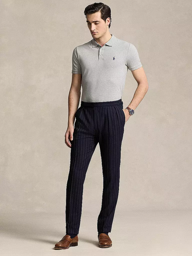 POLO RALPH LAUREN | Polo Custom Slim Fit | Grigio chiaro